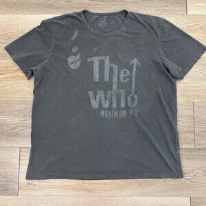 Vintage The Who Tour Paper thin T-Shirt XL Single Stitch Distressed Lucky Brand